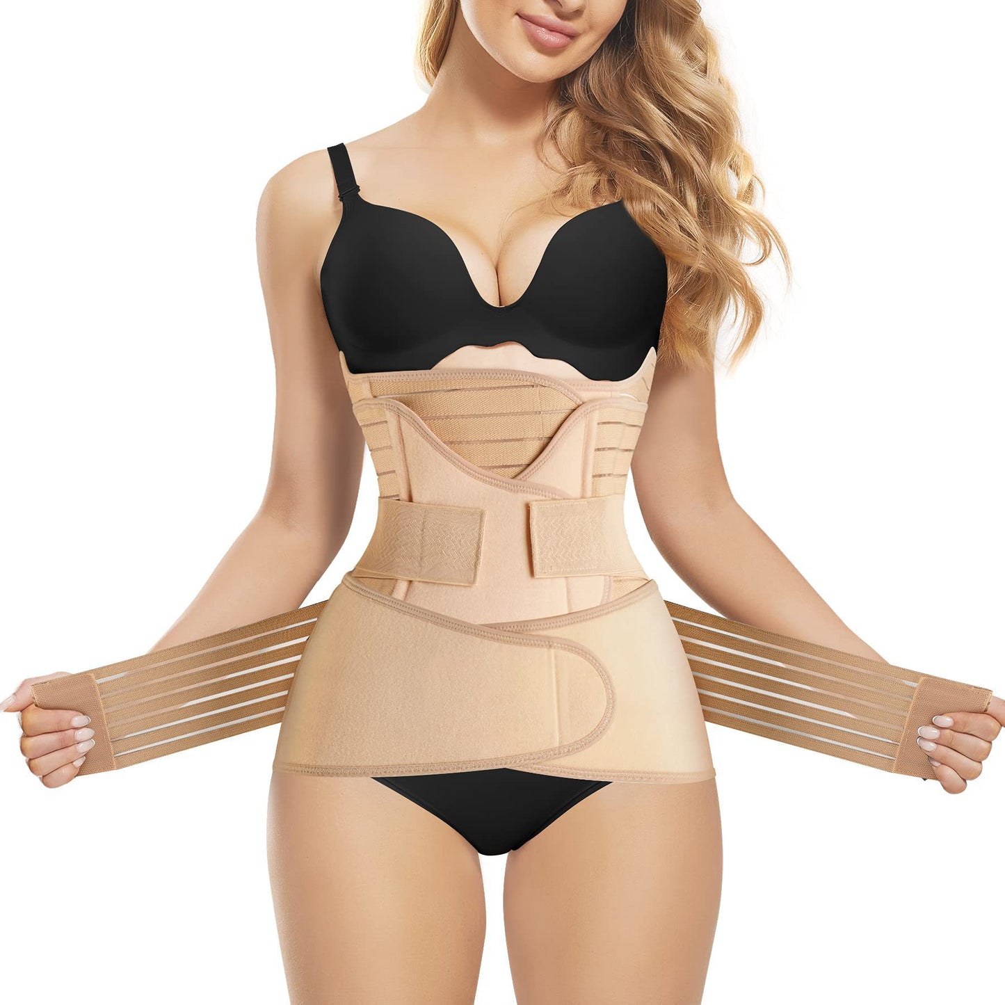 Cross-border hot sale plastic belt postpartum belly belt wrap belly belt fitness party dress slim waist trainer plastic belt