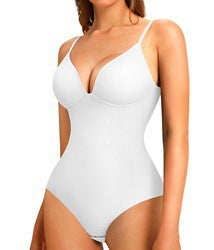 The world's most popular - high-end shapewear bodysuit, suspender V-neck, waist and abdomen, sexy shapewear