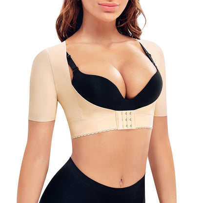 Cross-border hot selling upper arm shapewear, postoperative compression sleeves, chest slimming posture correction, and auxiliary breast shapewear