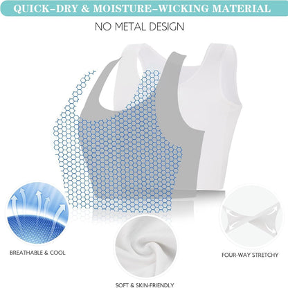 Cross-border hot selling lady tomboy bra athleisure seamless underwear wear multi-colored big breasts to show off small bras