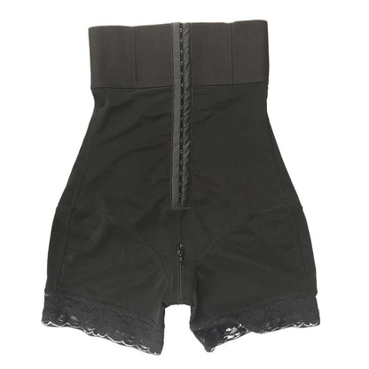 Cross-border new European and American plus-size body beauty postpartum shaping shapepants 3-breasted high-waisted tummy tuck and buttocks tuck pants