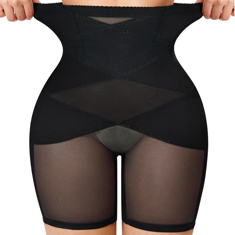 The world's most popular mesh shaping buttock lifting pants tighten the waist and lift the buttocks and lift the buttocks breathable double-layer high-elastic shaping buttocks lifting pants