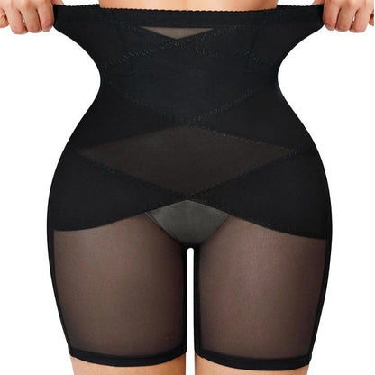 The world's most popular mesh shaping buttock lifting pants tighten the waist and lift the buttocks and lift the buttocks breathable double-layer high-elastic shaping buttocks lifting pants