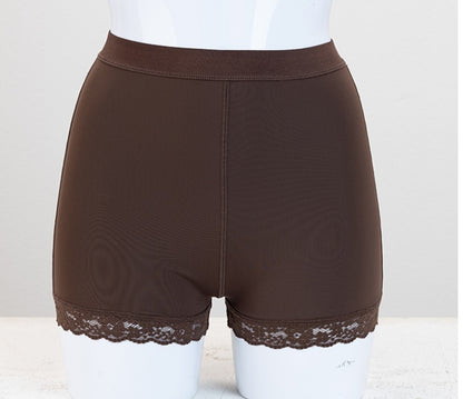 Cross-border hot sale shapewear shorts with butt pads, hip lifting, sports fitness, thighs, lace panties, shapewear shorts