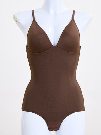 The world's most popular - high-end shapewear bodysuit, suspender V-neck, waist and abdomen, sexy shapewear