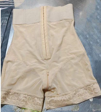 Cross-border new European and American plus-size body beauty postpartum shaping shapepants 3-breasted high-waisted tummy tuck and buttocks tuck pants