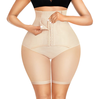 Cross-border hot-selling butt lift and body shaping briefs, high-waisted belly contouring, waist tuning, waist tuning, slim shorts, peach buttocks lifting briefs