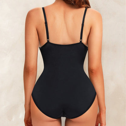 The world's most popular - high-end shapewear bodysuit, suspender V-neck, waist and abdomen, sexy shapewear