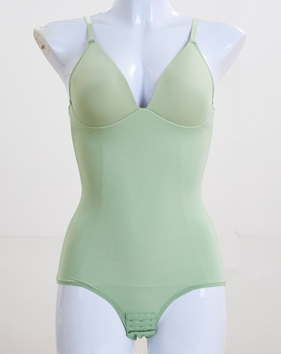 The world's most popular - high-end shapewear bodysuit, suspender V-neck, waist and abdomen, sexy shapewear