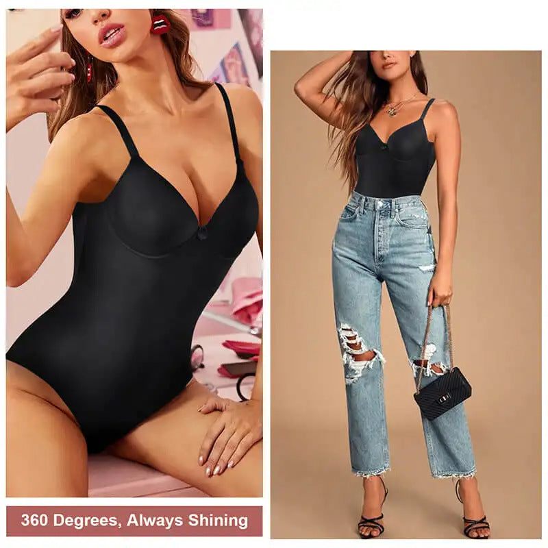 Cross-border hot-selling shapewear body-shapes, high-end slim tight-fitting, waist-tight, hip-lifting, suspender shapewear body-shapes