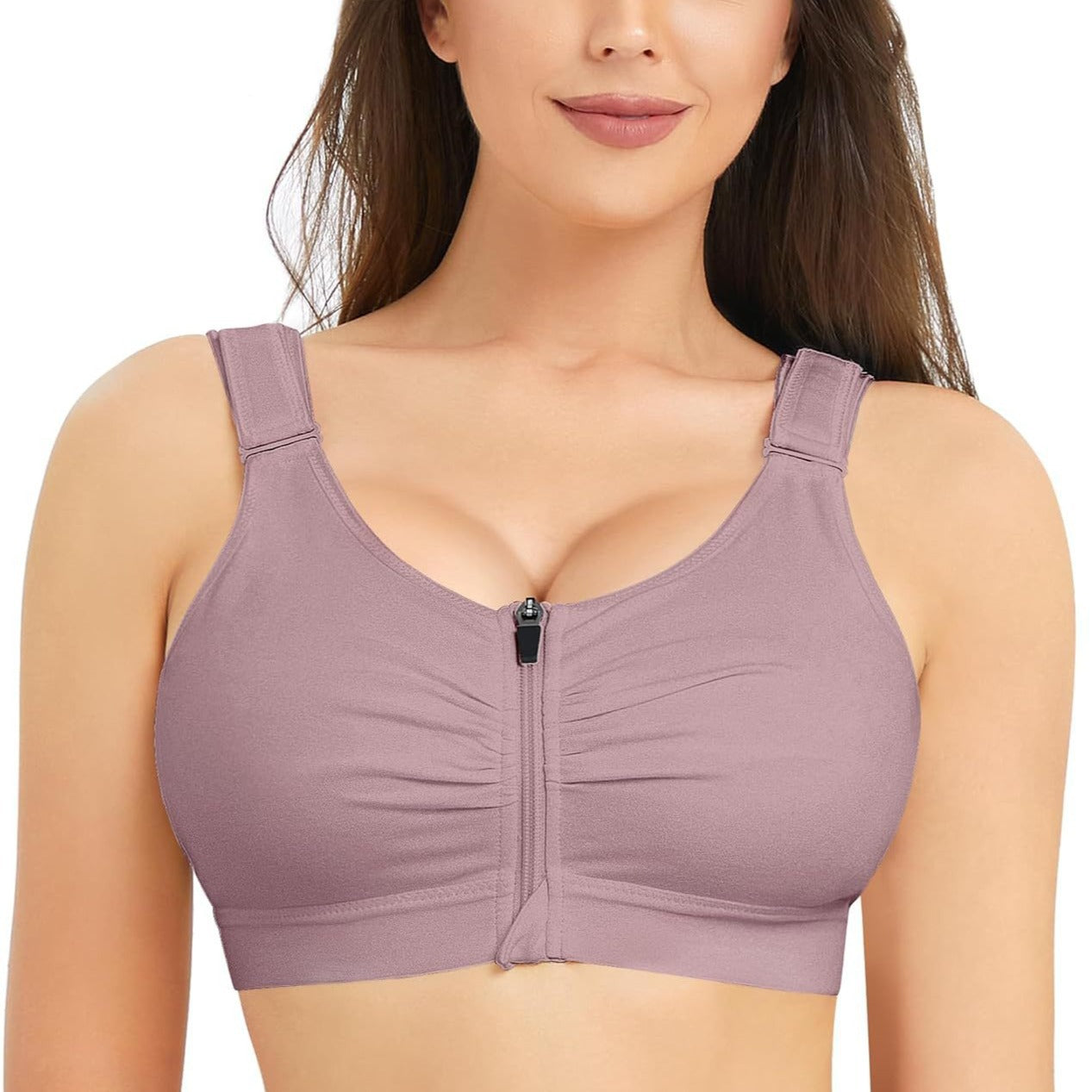Cross-border hot-selling high-end shapewear zippers gather pull-up exercises, yoga fitness, breathable bras, shapewear underwear