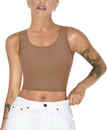 Cross-border hot selling lady tomboy bra athleisure seamless underwear wear multi-colored big breasts to show off small bras