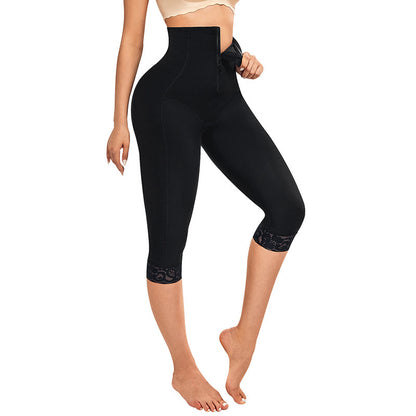 Cross-border hot selling high-waisted shaping buttock lifting pants, high-end tight slimming sports fitness waist and abdominal shaping pants