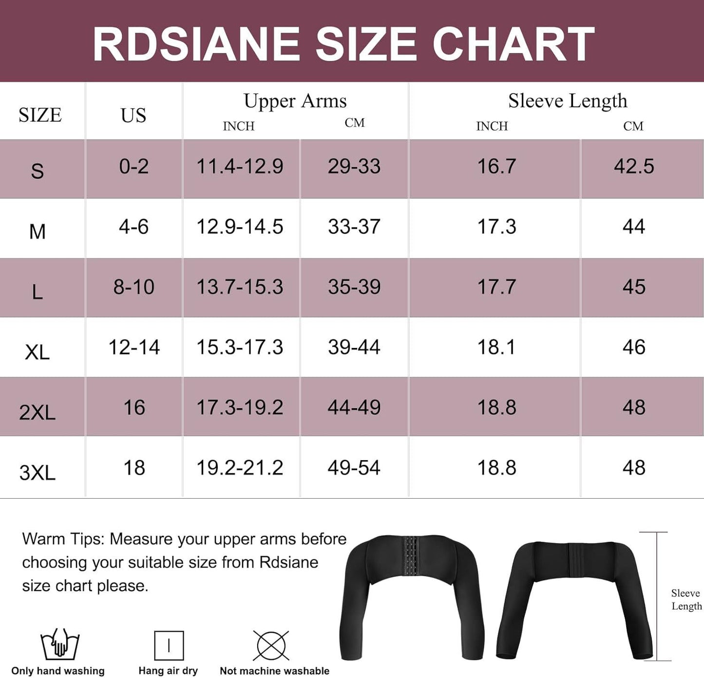 Cross-border hot-selling women's postoperative sleeves, long-sleeved sleeves, auxiliary breasts, forearm fat, with breasts, adjustable long-sleeved sleeves