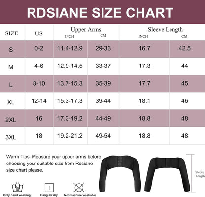 Cross-border hot-selling women's postoperative sleeves, long-sleeved sleeves, auxiliary breasts, forearm fat, with breasts, adjustable long-sleeved sleeves