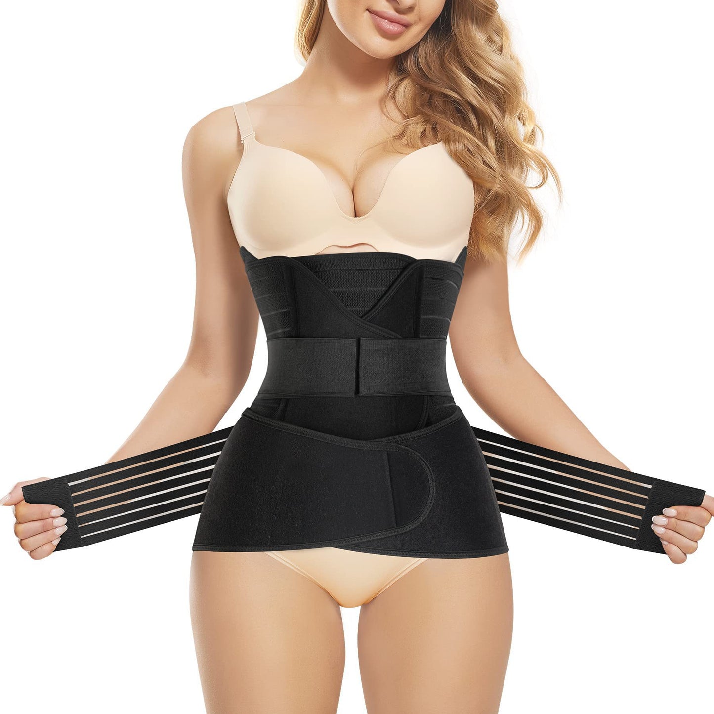 Cross-border hot sale plastic belt postpartum belly belt wrap belly belt fitness party dress slim waist trainer plastic belt