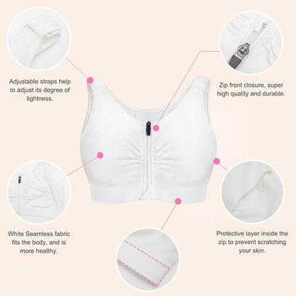Cross-border hot-selling high-end shapewear zippers gather pull-up exercises, yoga fitness, breathable bras, shapewear underwear