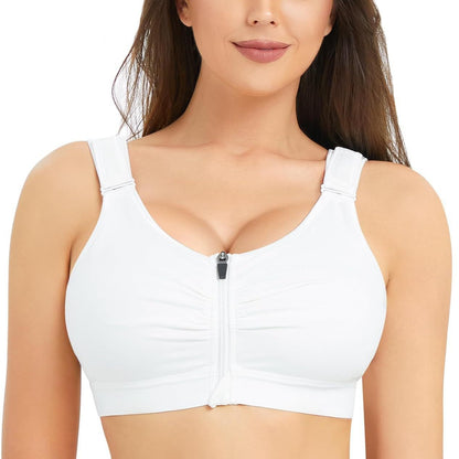 Cross-border hot-selling high-end shapewear zippers gather pull-up exercises, yoga fitness, breathable bras, shapewear underwear