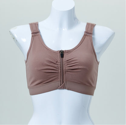 Cross-border hot-selling high-end shapewear zippers gather pull-up exercises, yoga fitness, breathable bras, shapewear underwear