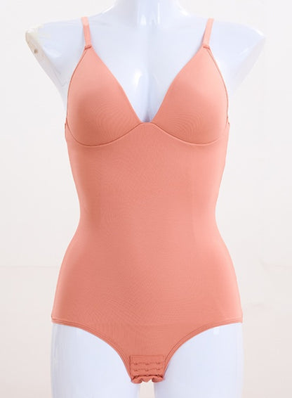 The world's most popular - high-end shapewear bodysuit, suspender V-neck, waist and abdomen, sexy shapewear