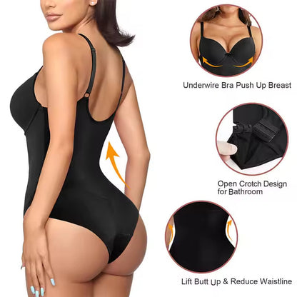 Cross-border hot-selling shapewear body-shapes, high-end slim tight-fitting, waist-tight, hip-lifting, suspender shapewear body-shapes