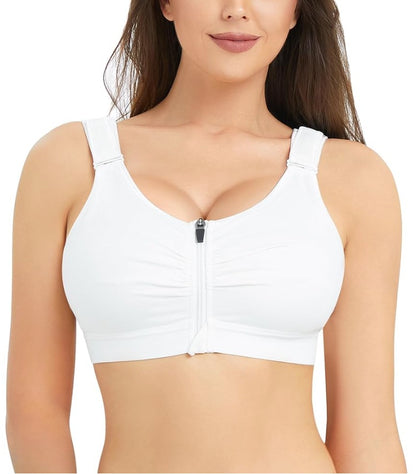 Cross-border hot-selling high-end shapewear zippers gather pull-up exercises, yoga fitness, breathable bras, shapewear underwear