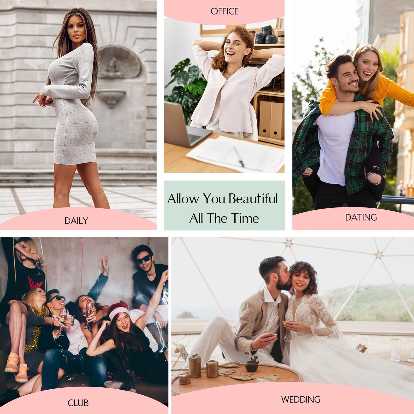 Cross-border hot selling shapewear long sleeves high waist tummy tuck waist thigh slim open open shaping bodysuit without taking off shapewear