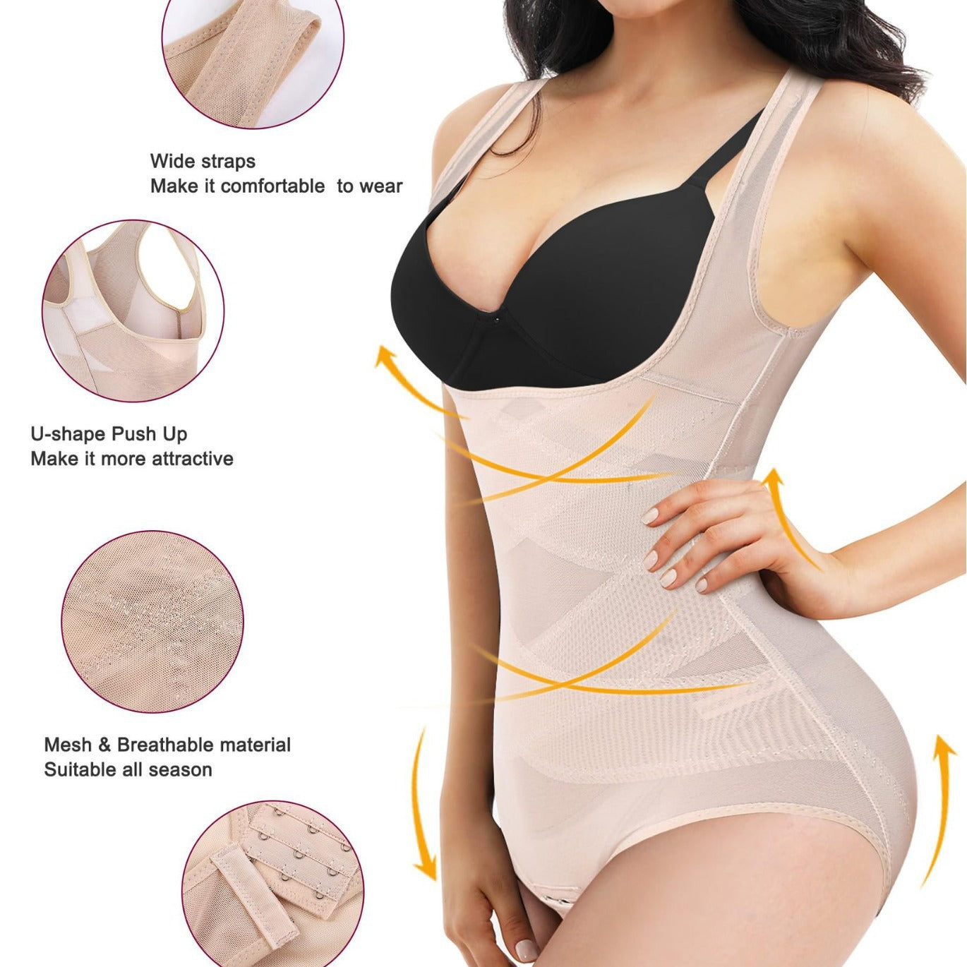 Cross-border hot-selling high-end hot shapewear, vests, waist and abdomen, women's fitness, yoga, breathable high-end shapewear