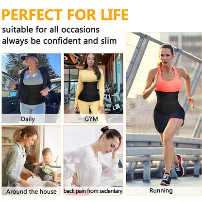 Cross-border hot-selling men's and women's plastic belts, sports and fitness, waist trainers, tight abdominal belts, slim sweat belts