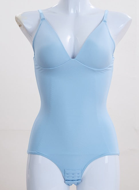 The world's most popular - high-end shapewear bodysuit, suspender V-neck, waist and abdomen, sexy shapewear