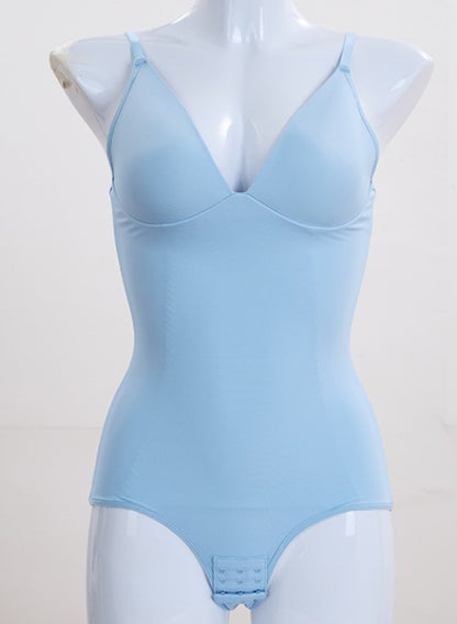The world's most popular - high-end shapewear bodysuit, suspender V-neck, waist and abdomen, sexy shapewear